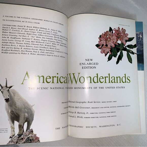 America’s Wonderlands  Book National Parks 1959 Nat Geographic Society Hardcover - Picture 7 of 16